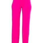 Front-Line Flared Leg Design Solid Pants