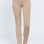 5-Pockets Shape Skinny Ponte Mid-Rise Pants
