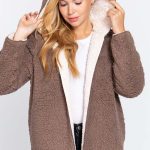 Hoodie Faux Fur Reversible Jacket