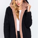 Hoodie Faux Fur Reversible Jacket