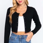 Long Slv Round Neck Viscose Sweater