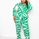 Button Up Long Sleeve Jumpsuit