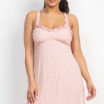 Smocking Sleeve Mini Print Dress