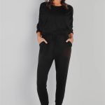 Ruched Detail Dolman Midi Sleeve Fitted Waistline Jumpsuit