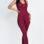 Racer Back Bodycon Jumpsuit