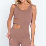 Suave Cut-Out Seamless Romper