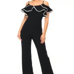 Color Block Binding Detailed Fashion Jumpsuit