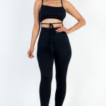 Solid Tie Front Cut Out Jumpsuit