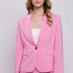 Single Button Closures Vertigo Blazer