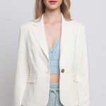 Single Button Closures Vertigo Blazer