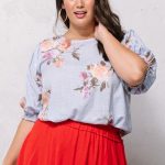 Floral Printed Woven Blouse