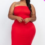 Plus Tube Bodycon Dress- Id.Cc56583i