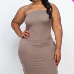 Plus Tube Bodycon Dress- Id.Cc56583g