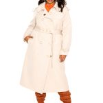 Trench Coat With Golden Button