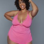 2 Pc V-Neckline Cami Set With Wire Free Bralette