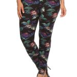 Plus Size Print, Full Length Leggings In A Slim Fitting Style With A Banded High Waist