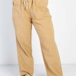 Plus Textured Two Pocket Pants