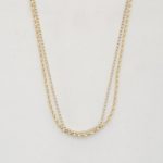 Rope Crystal Link Choker Necklace