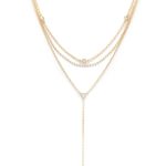 Dainty Metal Y Shape Necklace