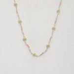 Flower Beaded Necklace