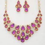 Teardrop Crystal Link Necklace