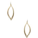 Metal Teardrop Dangle Earring