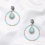 Rodeo Western Teaddrop With Loop Earring