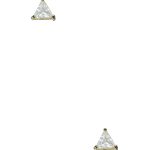 Triangle 7mm Crystal Stud Earring