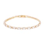 Crystal 3x6mm Baguette Bracelet