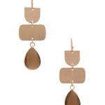 Teardrop Gem Multi Shape Dangle Earring