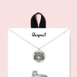 18k Gold Rhodium Dipped Respect Necklace