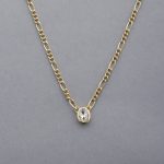 Sodajo Oval Crystal Pendant Necklace