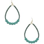 Clay Ball Accent Beads Teardrop Earring
