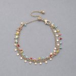 Dainty Star Charm Beaded Dangle Bracelet
