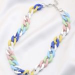 Soft Texture Curb Link Ccb Necklace