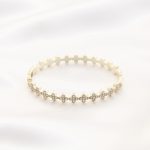 Dainty Rhinestone Metal Bracelet