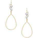 Metal Teardrop Dangle Earring