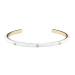 Color Metal Rhinestone Cuff Bracelet