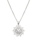 Burst Pearl Center Necklace