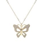 Hollow Butterfly Necklace