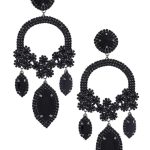 Marquise Flower Rhinestone Dangle Earring