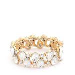 Teardrop Rhinestone Stretch Bracelet