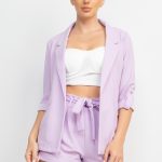 Roll-Up Quarter Sleeve Jacket