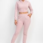 Hooded Corset Top & Pants Set