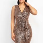 Sequin Mesh Bodycon Dress