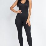 Racer Back Bodycon Jumpsuit