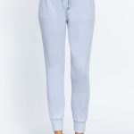 Waist Band Long Sweatpants With Pockets