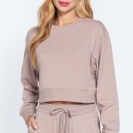 Long Sleeve Crew Neck Sweatshirt