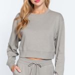 Long Sleeve Crew Neck Sweatshirt