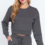 Long Sleeve Crew Neck Sweatshirt